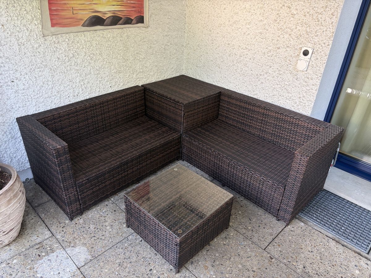 Divani: Gartenlounge, San Marino, rattan – Usato da Dübendorf venduto da RTZ8600