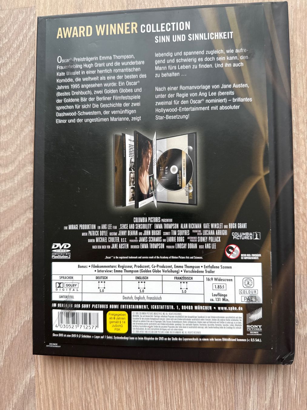 Alle DVDs: dvd Sinn und Sinnlichkeit – Gebraucht aus Birmensdorf ZH von Orion999 1