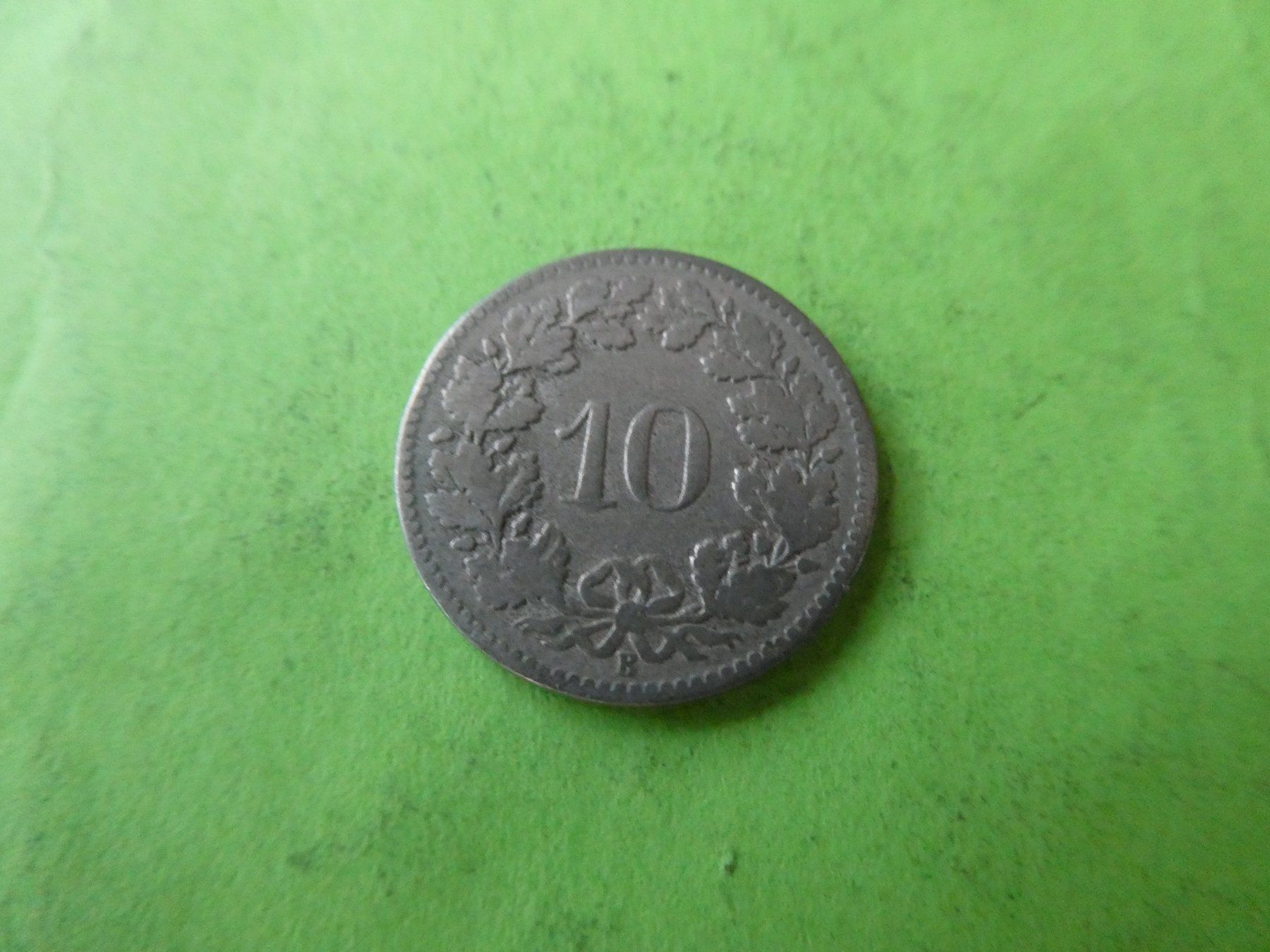 Tutti le monete: Schweiz 1881, 10 Rappen – Usato da Hinterforst venduto da Rohusri 1