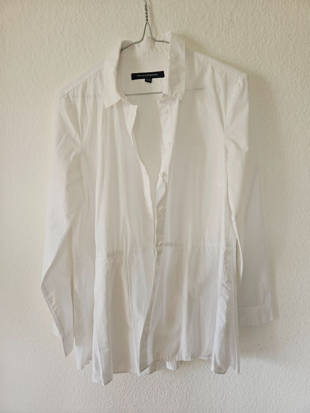 French Connection Camicette: Bluse French Connection weiss Baumwolle XS – Usato da Wohlen AG venduto da Colina