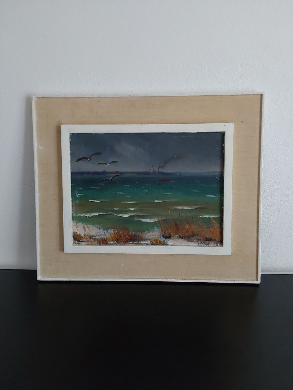 Dipinti: Emil Steiger. Original Oelbild. Blick nach Romanshorn. – Usato da Steinach venduto da Chilli1957 8