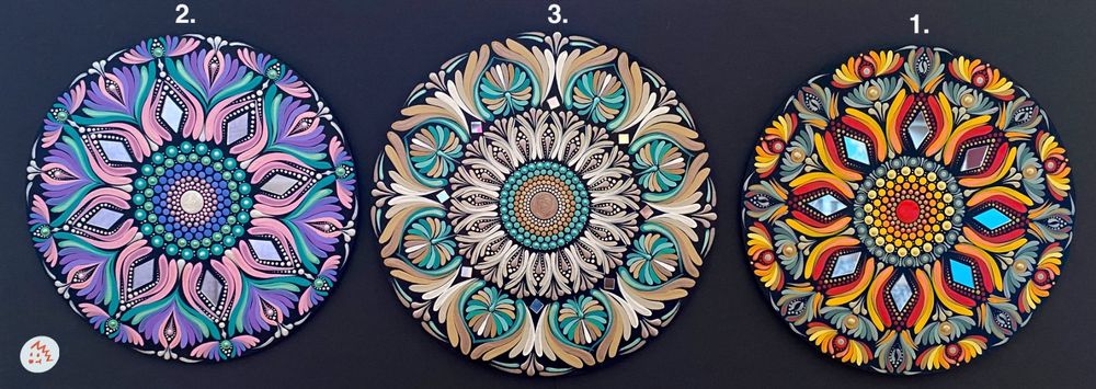 Mandala Wandbild Gross