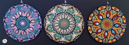 Mandala Magnet Gross, Mandala Bild, Wandbild, Dekoration