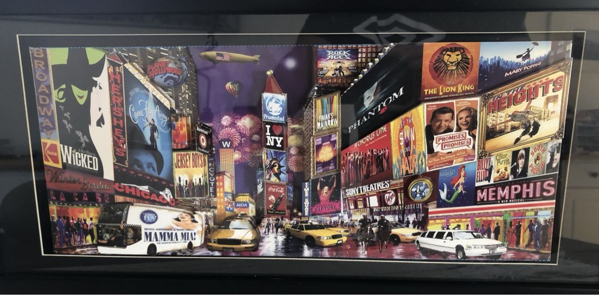 Poster & Bilder: New York Times Square Broadway 3D Bild – Gebraucht aus Oberwil BL von scorpio70 5