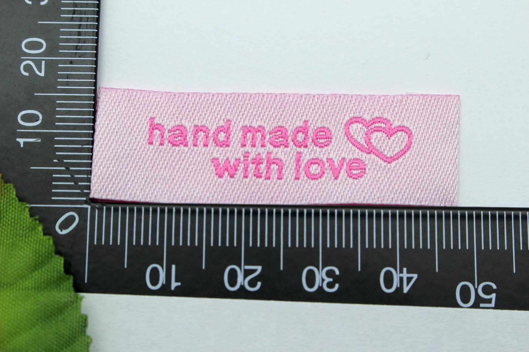 Toppe: Label "Hand made with love" rosa (1 Stück) – Nuovo e nell'imballaggio originale da Zollikofen venduto da Blackie 2