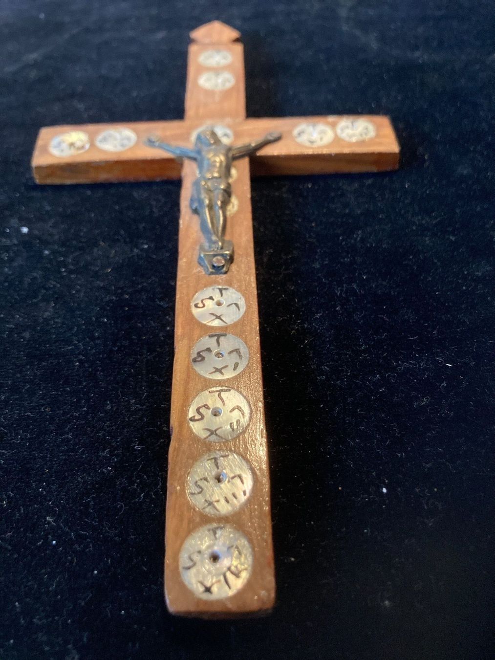 Sculture & Statue: Kleines Holz- Kreuz mit Jesus. – Usato da Zürich venduto da Chaeffeler 3