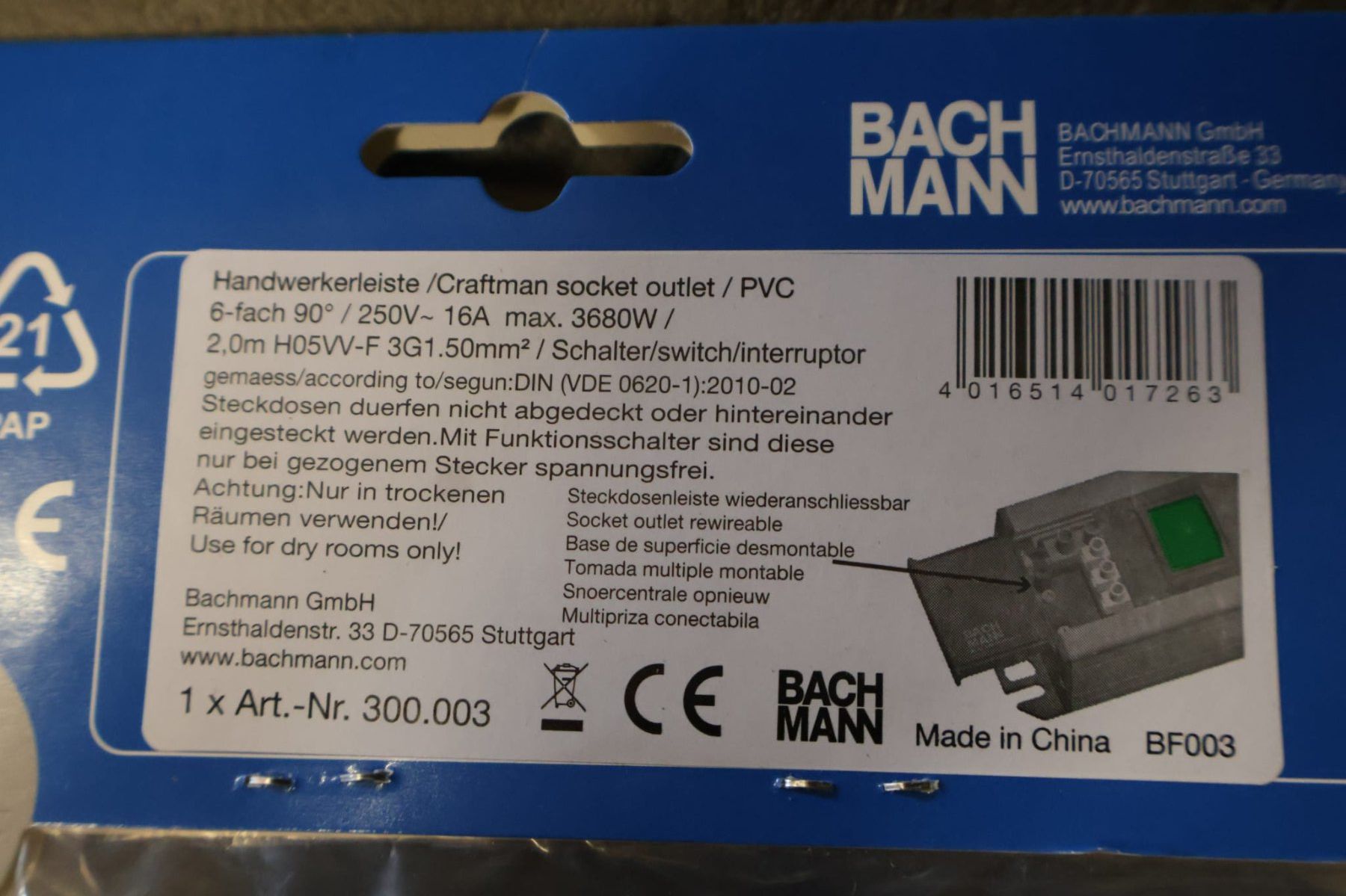 Alimentazione elettrica: Steckliste – Nuovo e nell'imballaggio originale da Bettlach venduto da B_Marchand 1