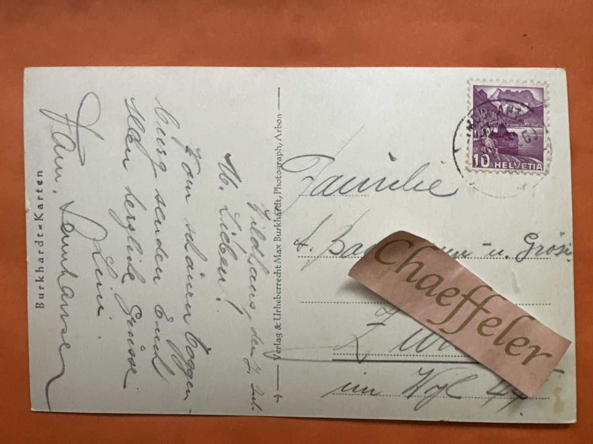 Cartes postales: Ansichtskarte Wildhaus mit Schafberg und Säntis.  – D'occasion à Zürich par Chaeffeler 1