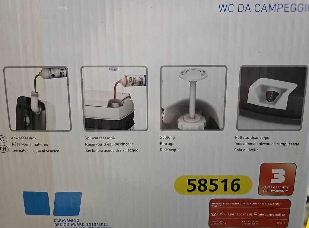 WC: NEUES Camping-WC – Usato da St. Gallen venduto da loveric 2