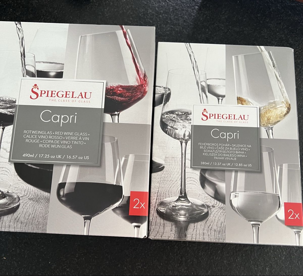 Bicchieri: Rotwein Gläser Weißwein Gläser – Nuovo e nell'imballaggio originale da Merlischachen venduto da maerlischacher