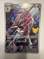 Pokemon Karte Lycanroc 138/128 25 Jahre Set guter Zustand
