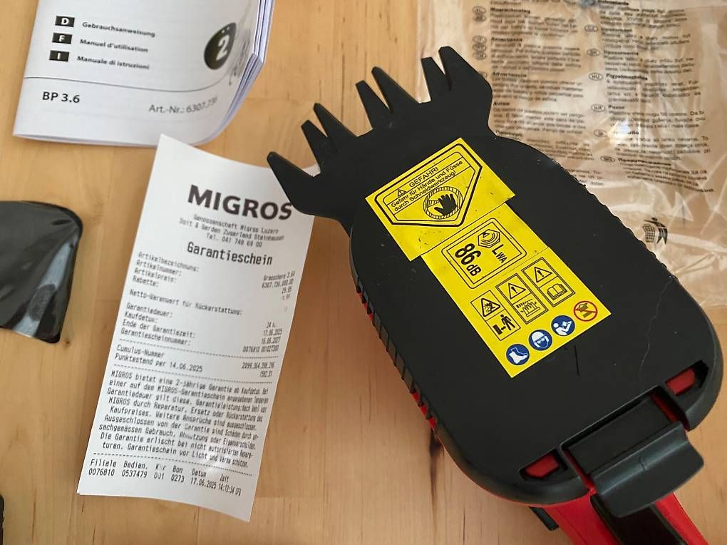 Tagliaerba: Akku Grasschere BP 3.6 mit 2 Jahren Garantie – Nuovo (secondo la descrizione) da Allenwinden venduto da guetzli20 3