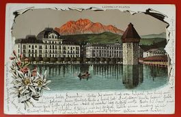 Luzern mit Pilatus 1900