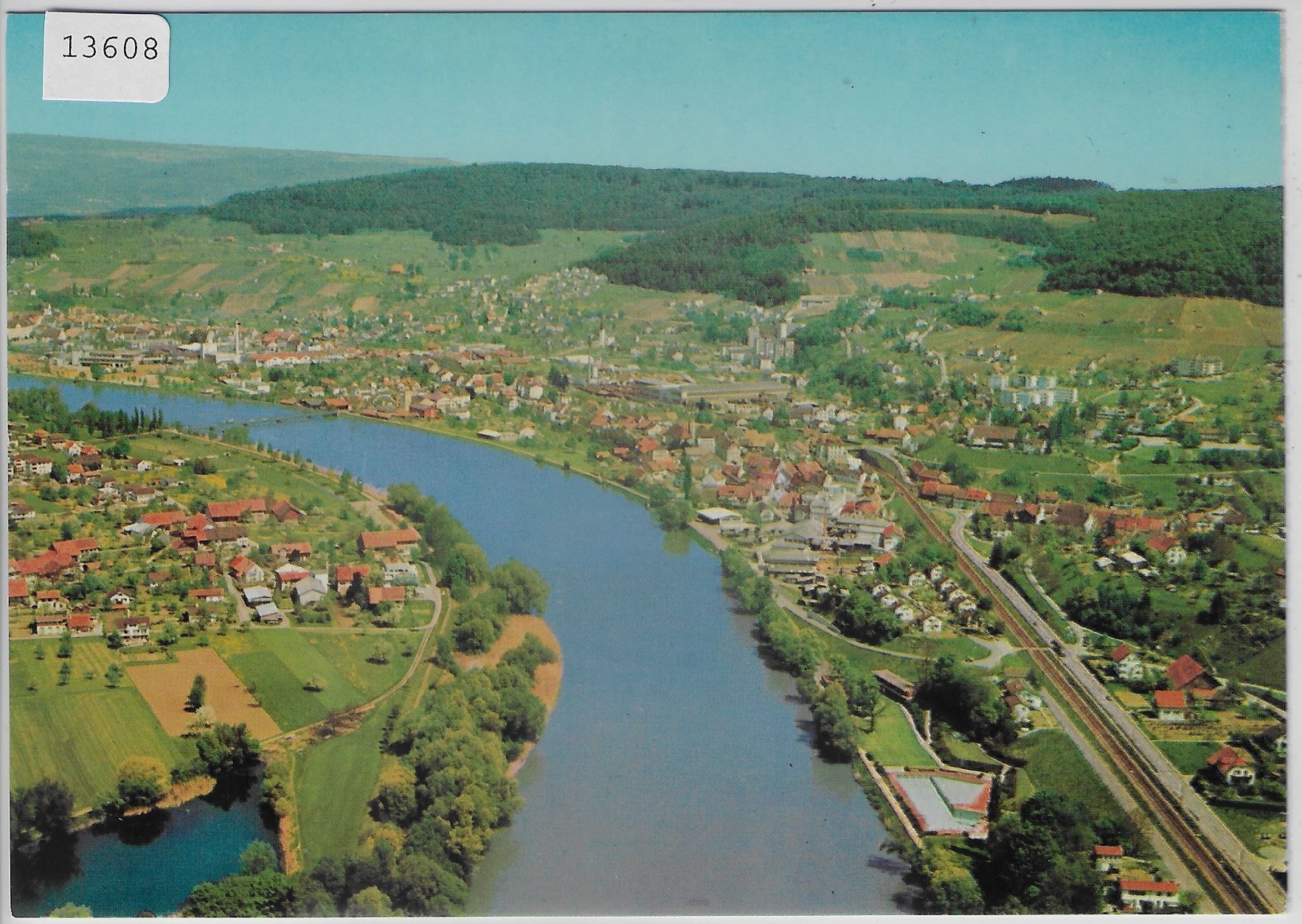 Cartoline postali: Flugaufnahme Döttingen AG – Antico da Ettingen venduto da Kartenplanet