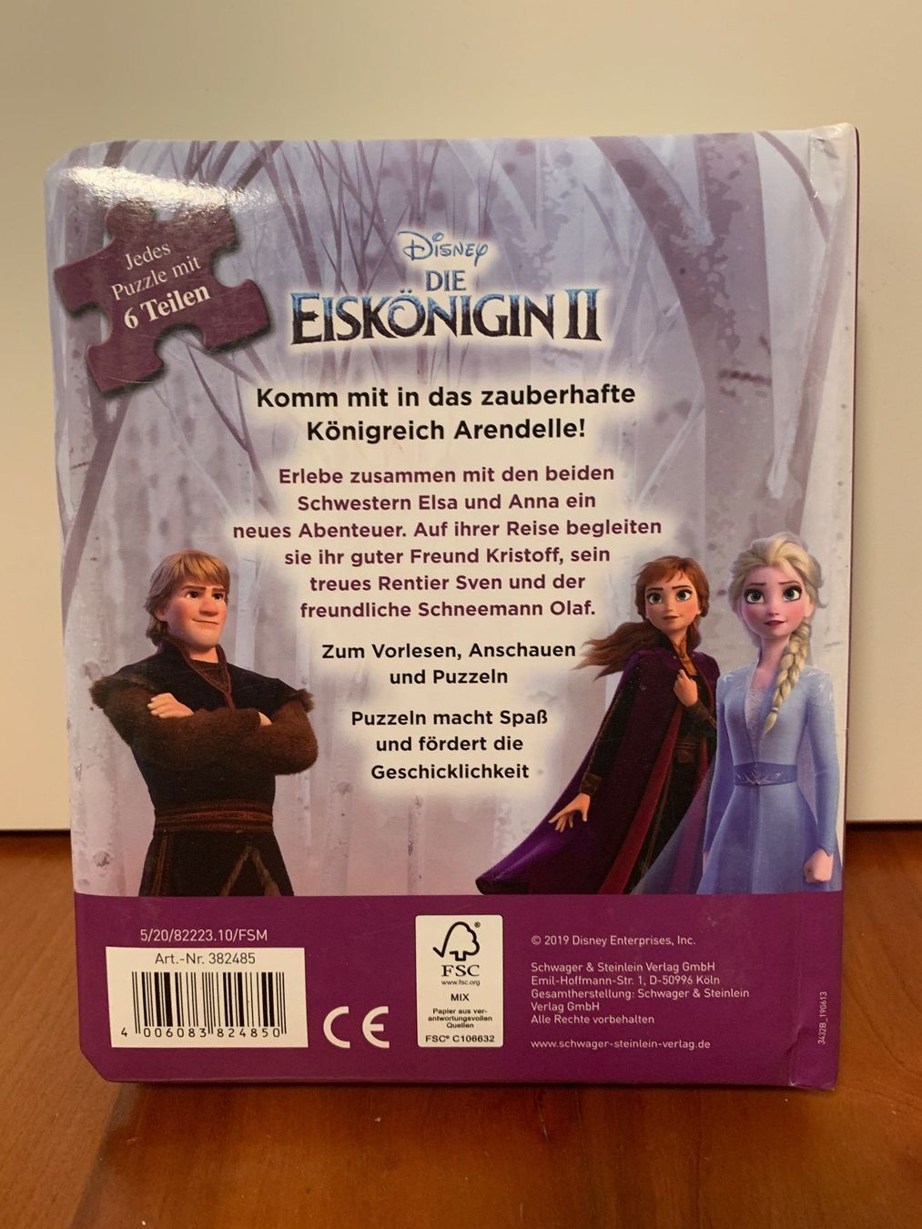 Puzzle: Eiskönigin 2 Puzzle Buch, 5 Puzzles – Usato da Bonstetten venduto da cerberusdvd 1