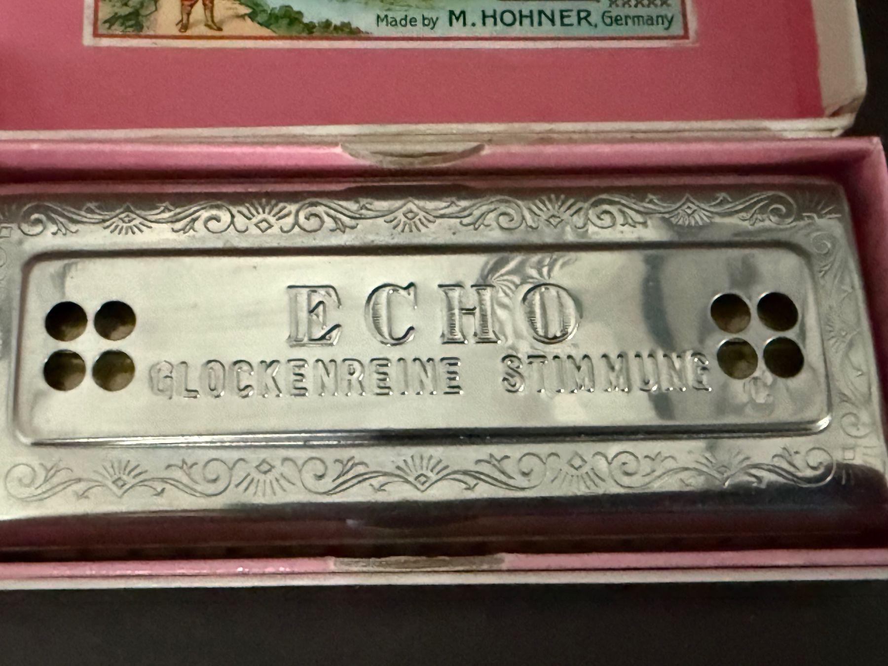 Hohner Strumenti musicali: 2er Set M. Hohner Mundharmonika Chromatica, Echo Vintage – Usato da Hellbühl venduto da Rodgers67 2