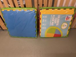 2 x sets of Play Factory Colourful Foam Baby Play Mat Tiles 