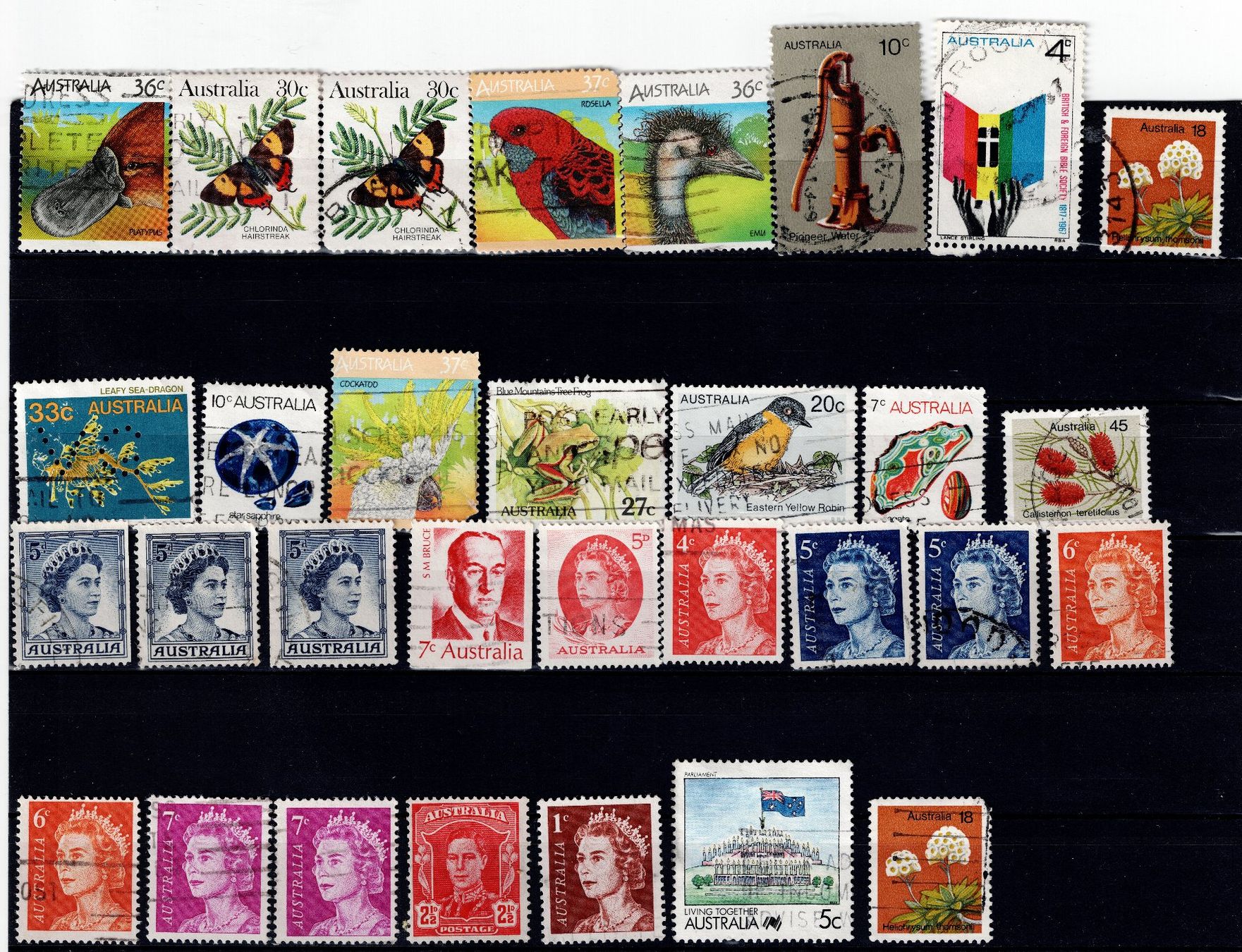 Tutti i francobolli: Briefmarken 49x Australien – Usato da Tenniken venduto da mik_6mxg 7