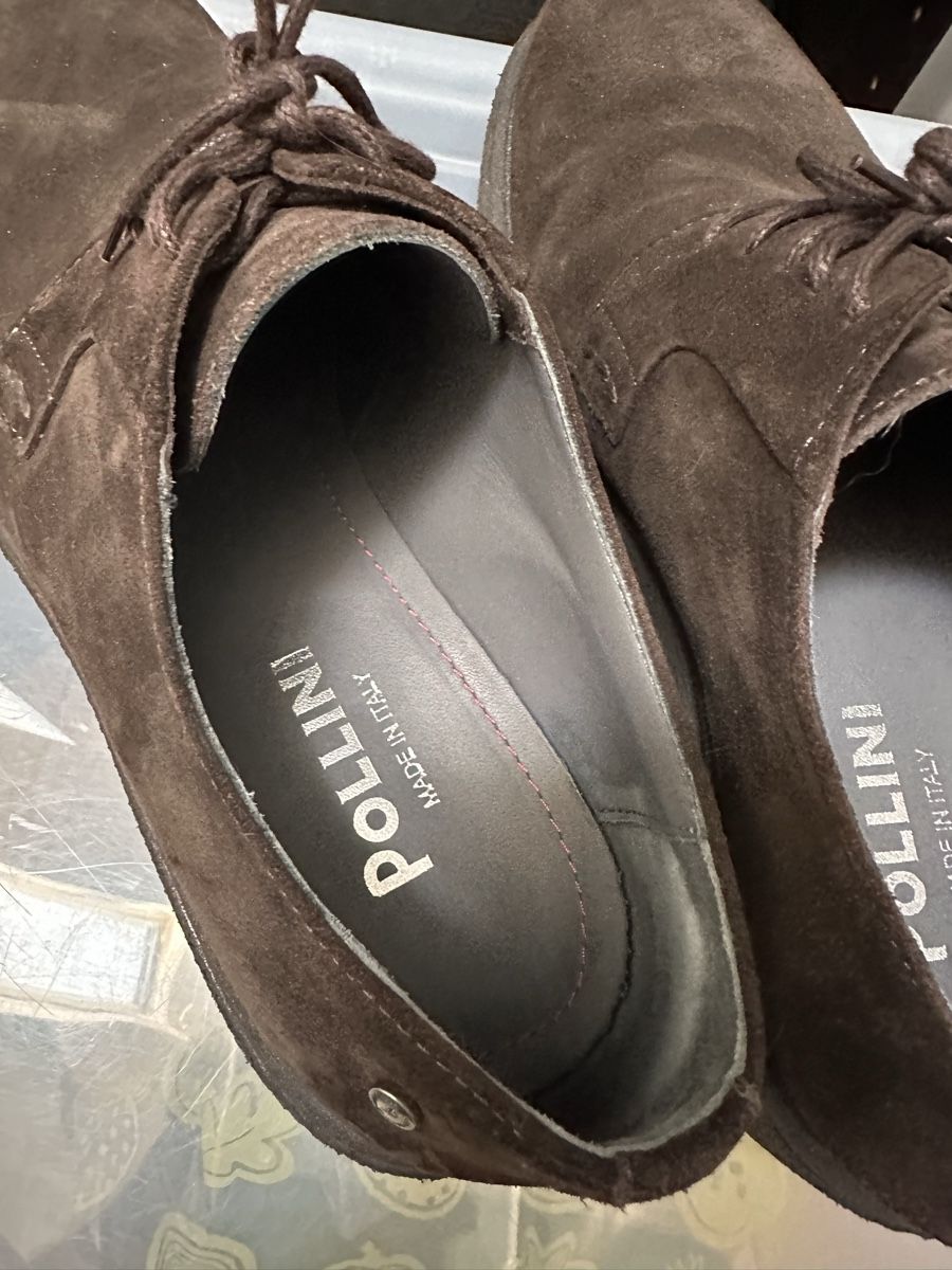 Scarpe da uomo: Pollini Shoes 42 NEW suede leather – Nuovo e nell'imballaggio originale da Zürich venduto da Luxury2025 2