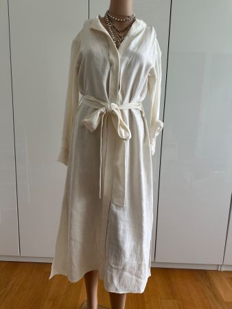 Sommerliches Maxikleid, Hemdblusenstil, Gr. XS 🌞