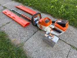 Akku Heckenschere STIHL HSA 100, mit Akku und Ladegerät
