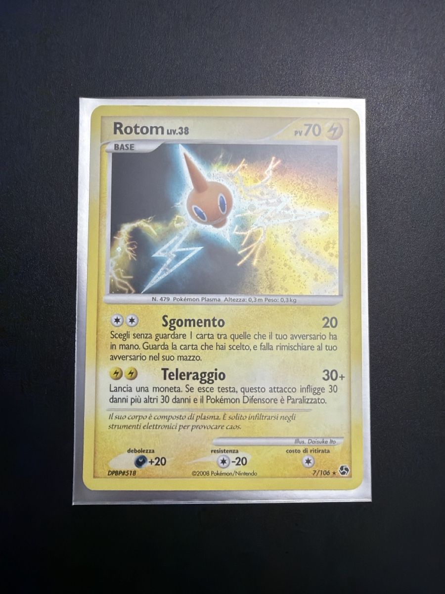 Pokémon Carte collezionabili: Rotom Lv.38 – Usato da Bioggio venduto da Iannu