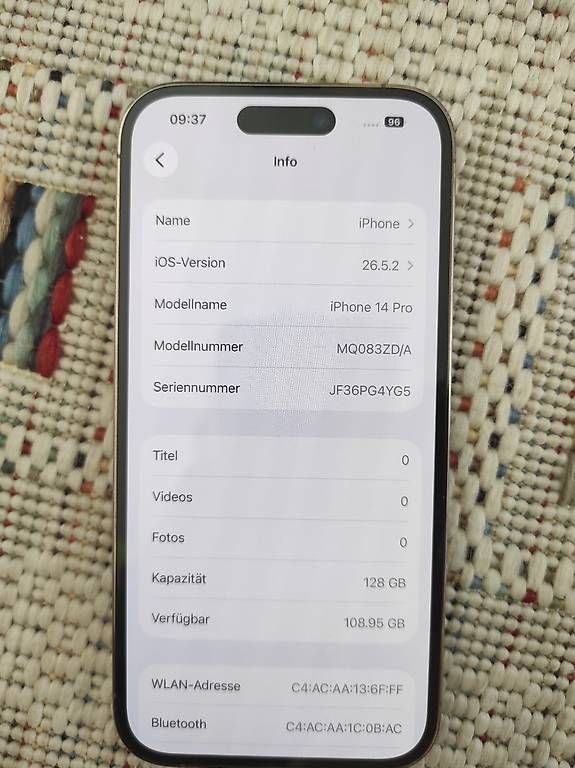 Handys / Smartphones: iPhone 14 Pro GOLD  – Gebraucht aus Reinach BL von mil_b29q 2