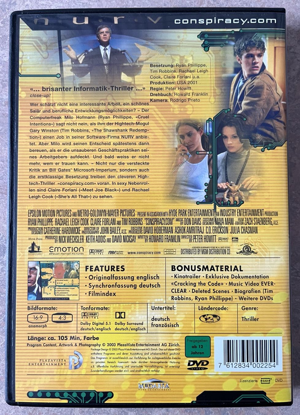 Tutti i DVDs: DVD conspiracy.com - TRAUE NUR DIR SELBST – Nuovo (secondo la descrizione) da Oberägeri venduto da SpidiamSee 1