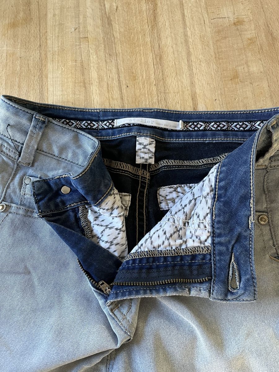 Nile Jeans: Nile Stretch Jeanshose gr.36 hellblaugrau – Usato da Rikon im Tösstal venduto da stupsi99 1
