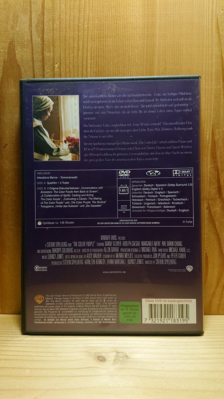 Tutti i DVDs: DIE FARBE LILA DVD – Usato da Wilderswil venduto da Exebub 1