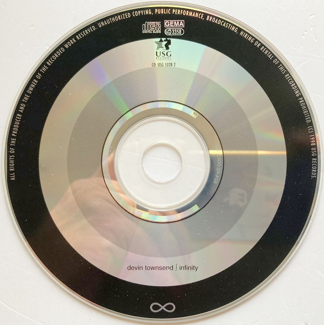 CD: DEVIN TOWNSEND - INFINITY – Usato da Bottens venduto da hotter-than-hell 2