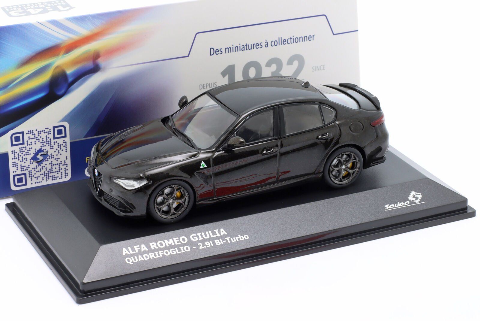 Alfa Romeo Modellini d'auto: Alfa Romeo Giulia Quadrifoglio – Nuovo e nell'imballaggio originale da Flawil venduto da Imperiosud