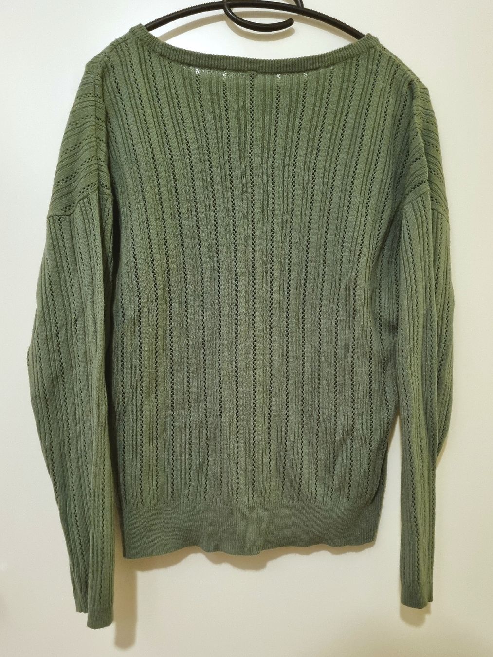 Maglioni & Felpe: Leichter Pullover mit Lochmuster, lavendelgrün, Gr. S – Usato da Olten venduto da User.xyz 2