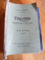 Triumph Ersatzteilkatalog Original Ordner 1947-1956