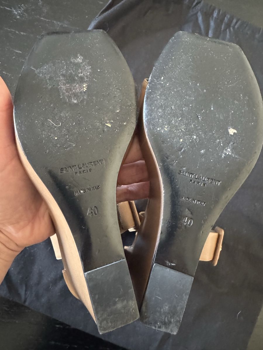 Saint Laurent Scarpe da donna: Sandales compensées Saint Laurent 40 – Usato da St-Légier-Chiésaz venduto da joe_5gxd 4