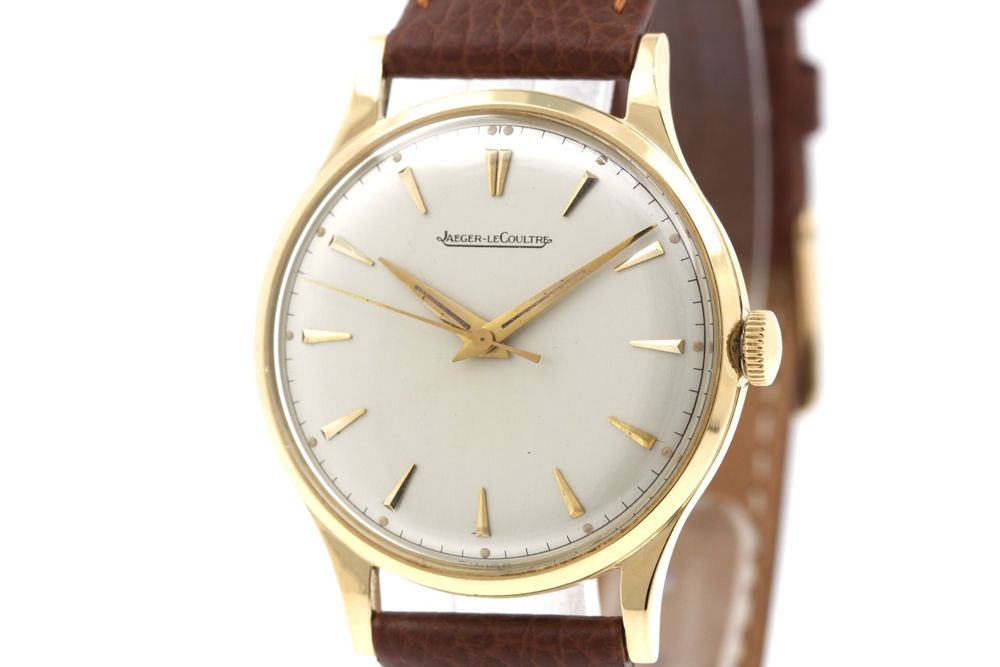 Jaeger LeCoultre Vintage Dress Watch 18K Gold P800C *5658