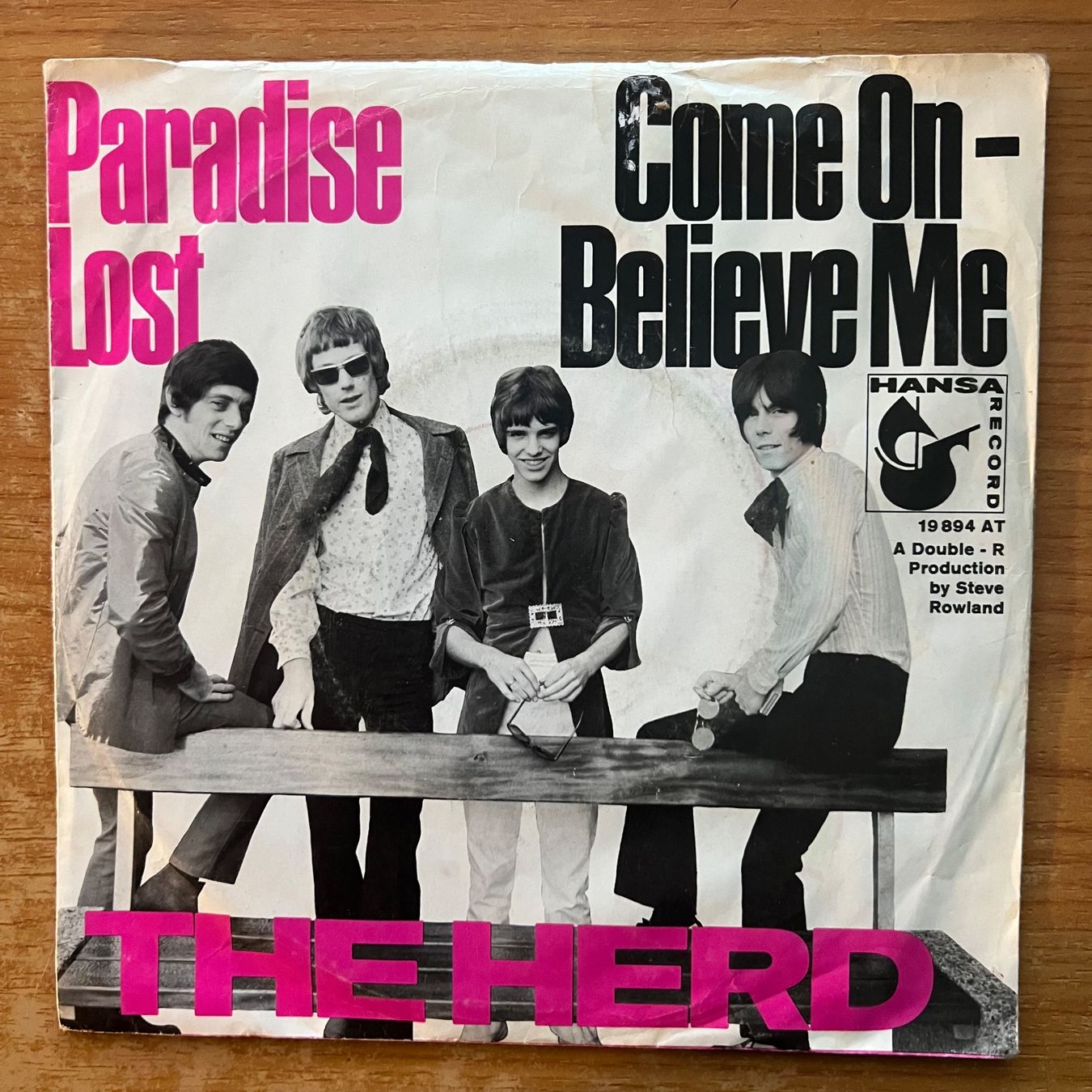 Dischi in vinile: Herd - Paradise Lost / 1. D-Press. 1968 – Usato da Gais venduto da soundcave57