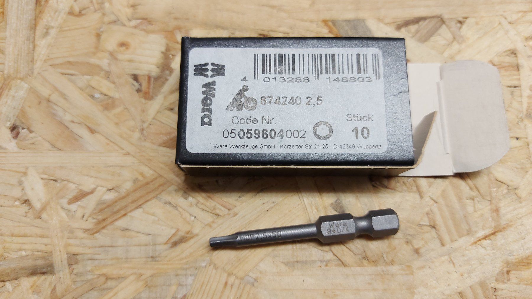 Alle Werkzeuge: HOP2.5 Bit, 3 stück, 50mm lange version – Neu (gemäss Beschreibung) aus Schönengrund von nae_8cty