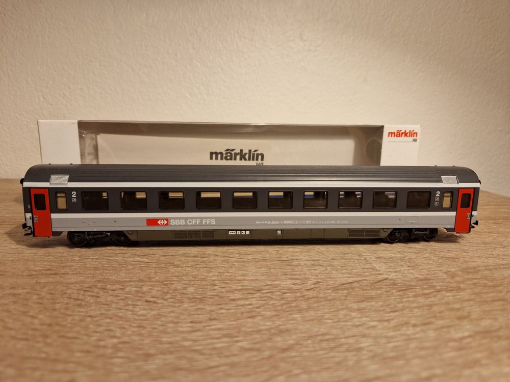 Märklin 4369 Schnellzugwagen Euro City SBB 2.Kl H0 OVP NEU | Kaufen auf ...
