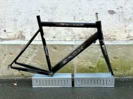EROX SWISS Alu Rennvelo Rahmen Carbon Gabel 58 TOPZUST. 2601