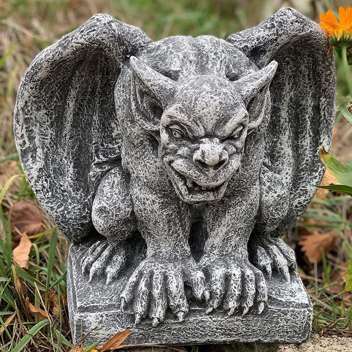Sculture & Statue: Gargoyle Steinfigur Steinskulptur Gartenfigur – Nuovo e nell'imballaggio originale da Lopagno venduto da CLep