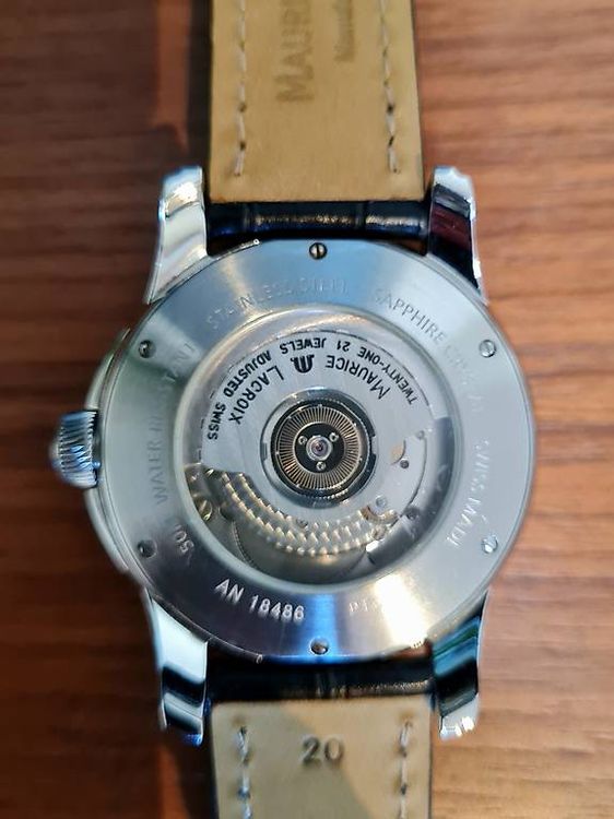 Orologi: Maurice Lacroix Grand Guichet GMT Automatik Uhr – Usato da Basel venduto da jan_9t5g 2