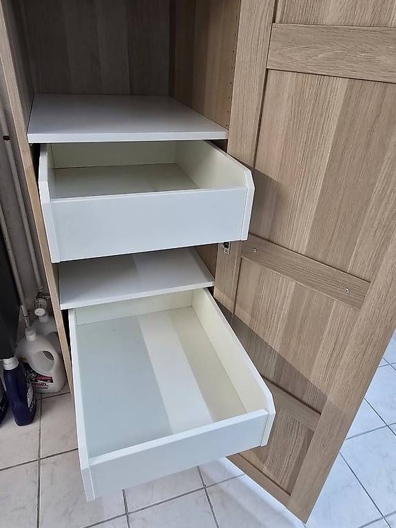 Ikea Schränke: Pax Schrank Eiche weiss 50cm – Gebraucht aus Sirnach von Lukyonline 1