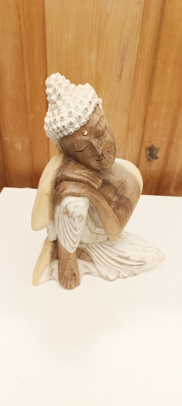 Figuren: Buddha Figur aus Holz – Gebraucht aus Pfäffikon ZH von K-V-M
