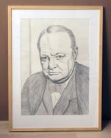 Grosse Zeichnung: Churchill