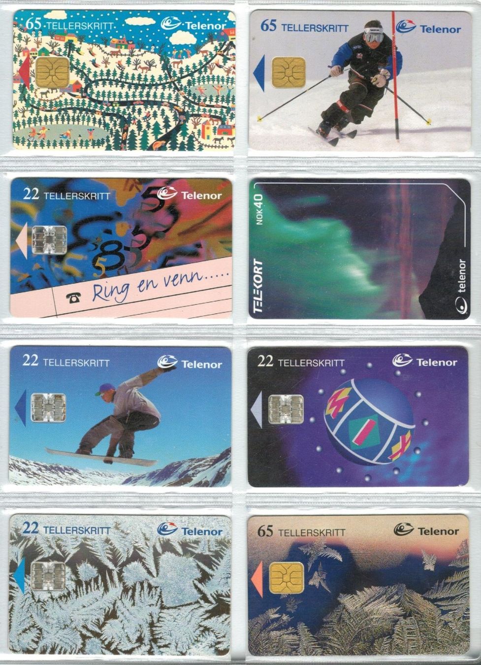 Cartes de téléphone: 8 Telefonkarten Norwegen – D'occasion à Zürich par Tolima194