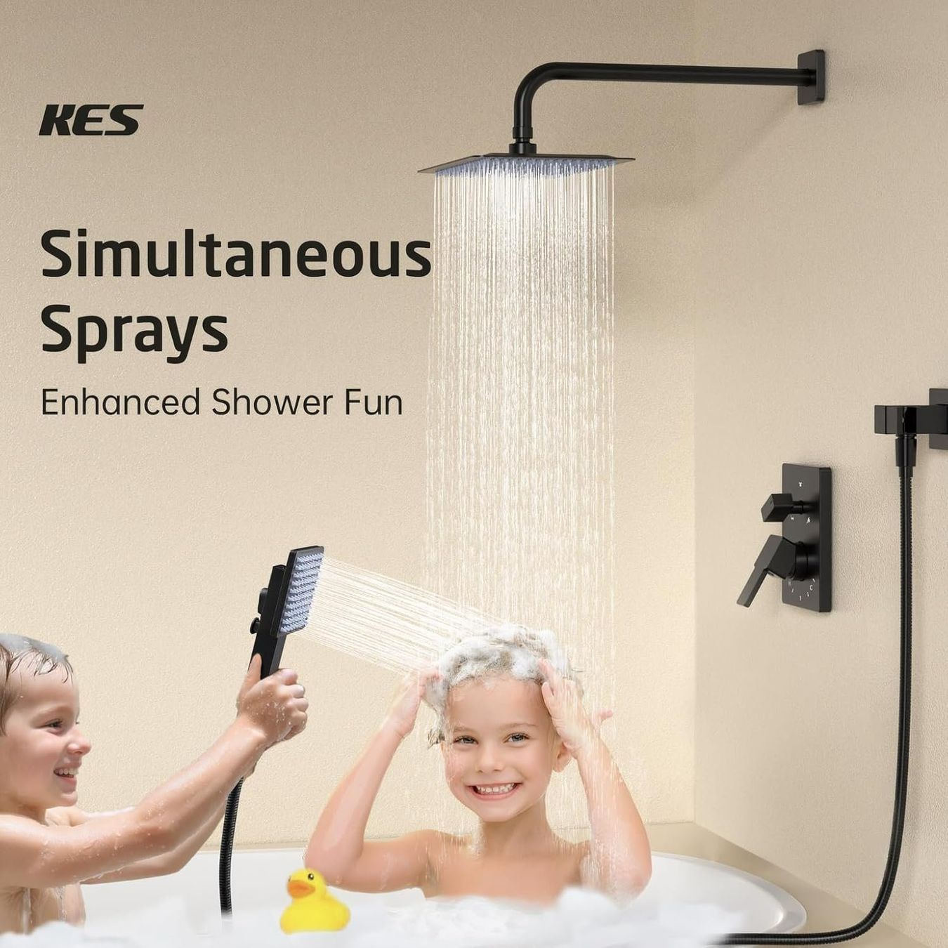 Docce: Unterputz-Duschsystem Schwarz 12″ Regendusche – Neu OVP – Nuovo e nell'imballaggio originale da Suhr venduto da SchnapperCH 8