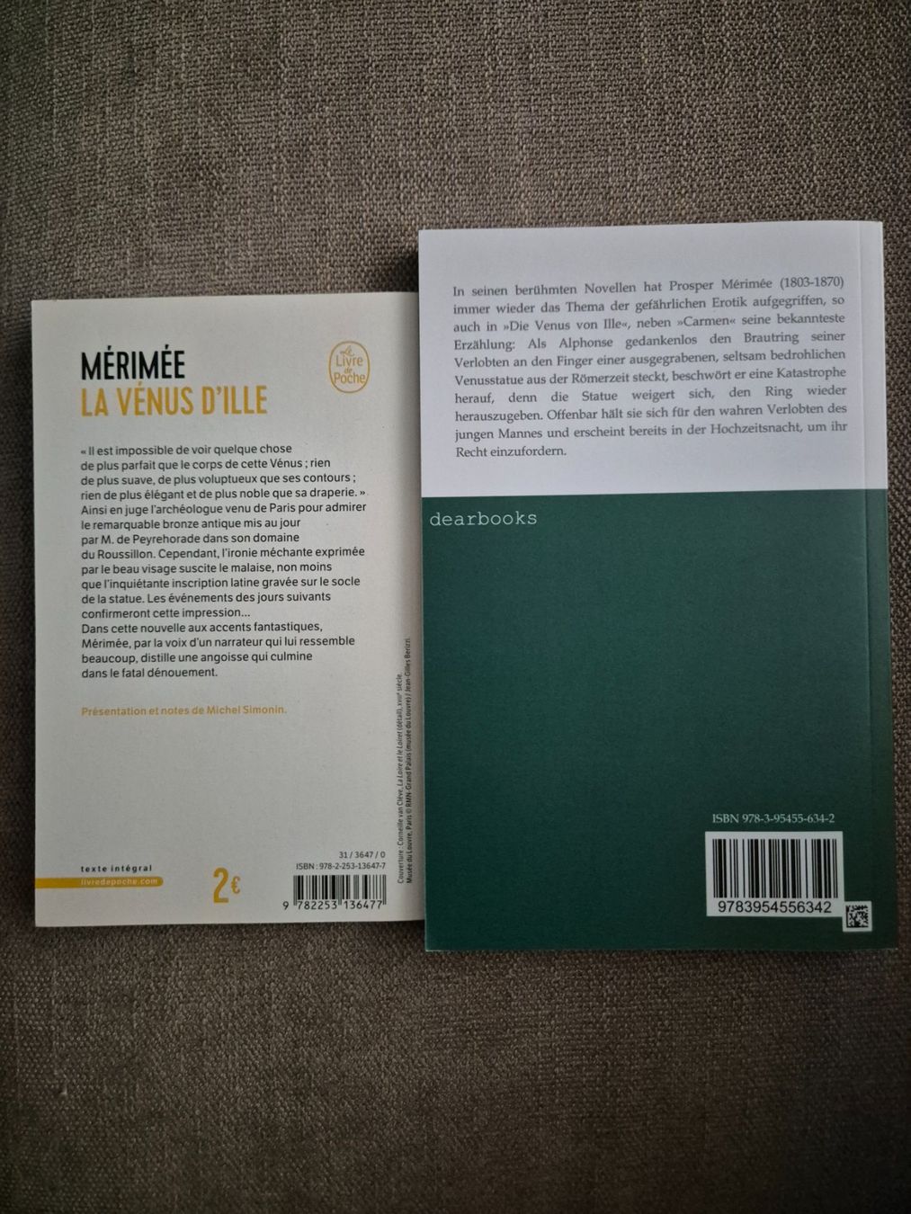 Livres: Die Venus von Ille – Neuf (Voir description) à Reigoldswil par lus_76dn 1