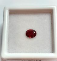 Rubis ovale 0.75 ct - 6x4 mm - CERTIFICAT 1'020.- Fr