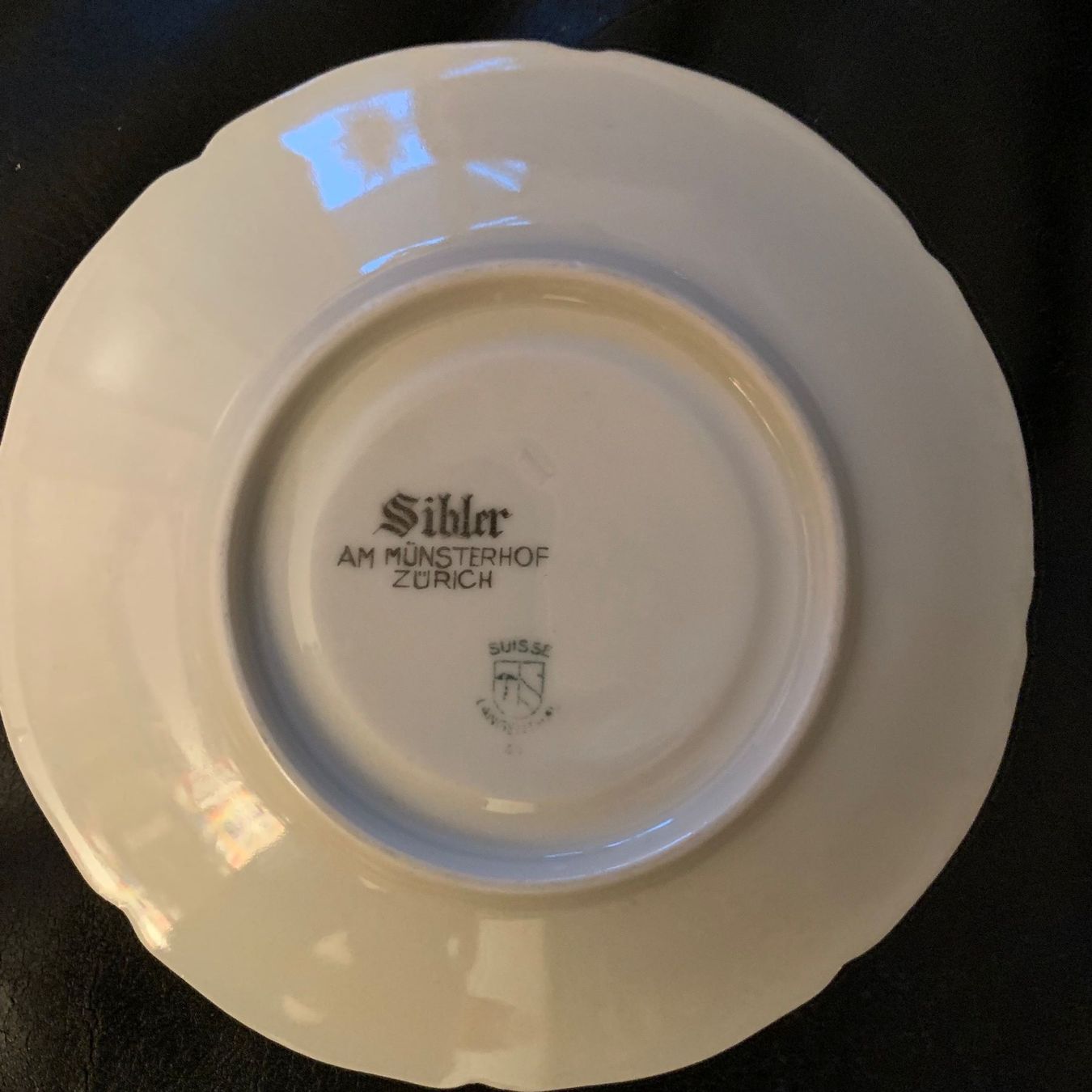 Tassen: Vintage Moccatasse mit Unterteller, Goldrand, Langenthal – Gebraucht aus Hinteregg von GARANTA 6